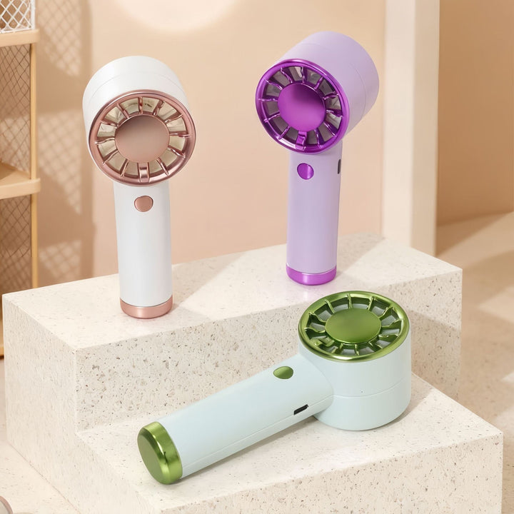 Women Portable Hand Fan with powerful battery technology and elegant design Kalsten