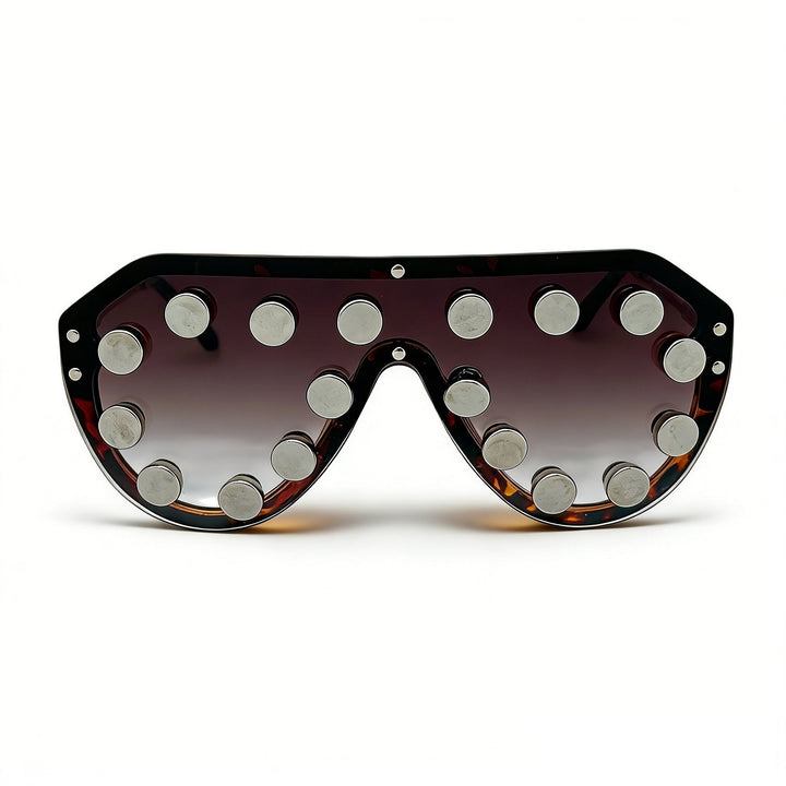 Women's extravagant designer sunglasses with geometric accents Kalsten