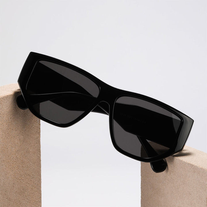 Women's trendy square sunglasses with modern tortoise pattern Kalsten