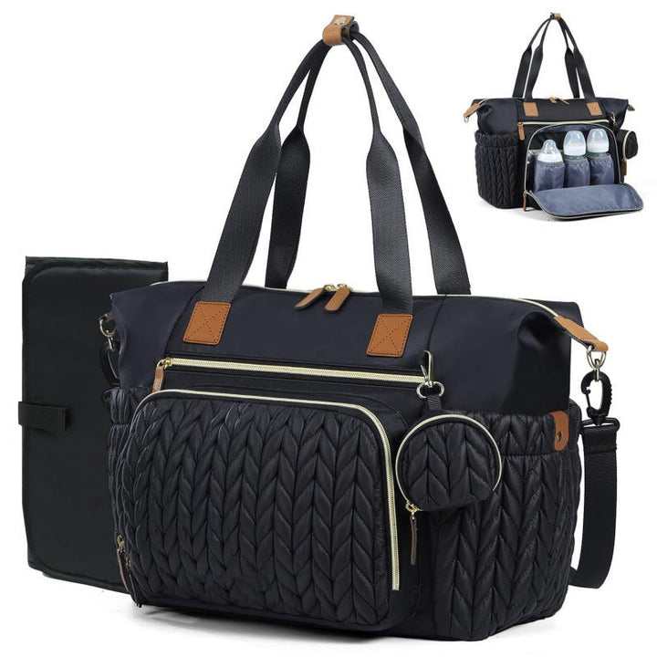Elegant diaper bag with insulated compartments Kalsten