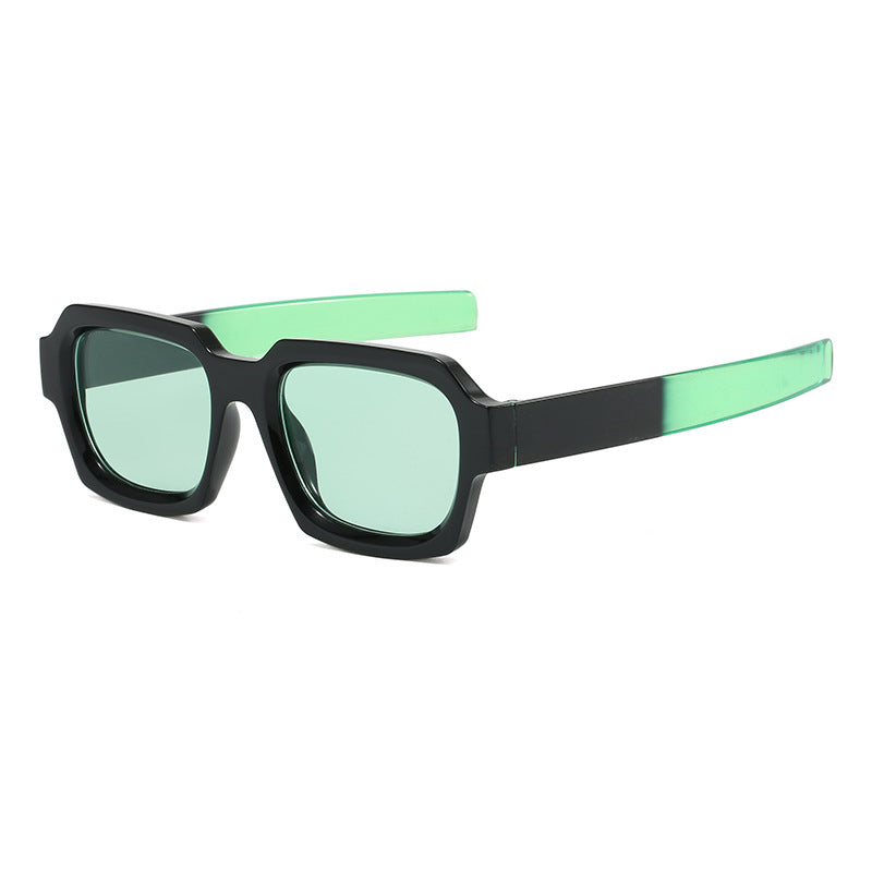 Ladies fashionable stylish square sunglasses with contrasting frame Kalsten