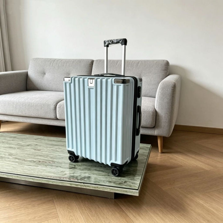 Hard-shell travel suitcase with spacious interior and high-quality rolling system Kalsten