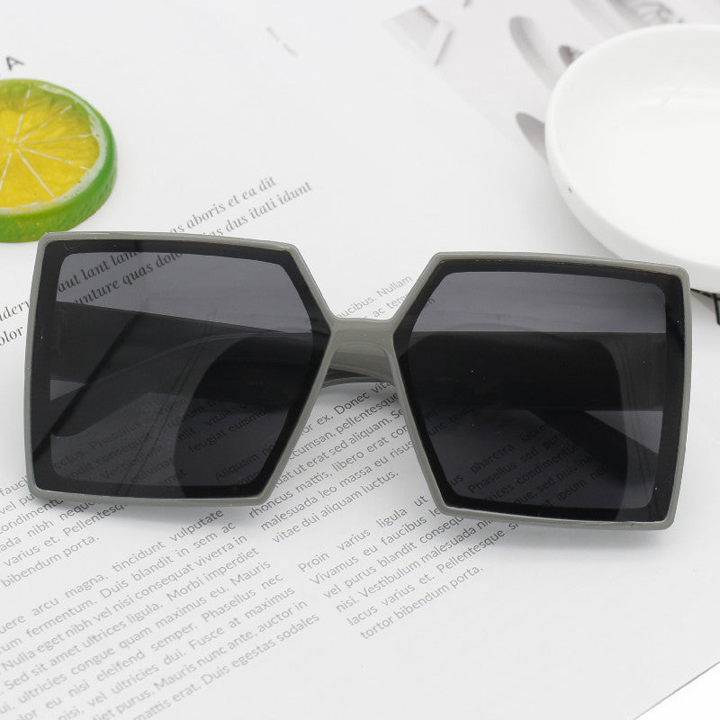 Women's Fashion Oversized Sunglasses with Angular Design Kalsten