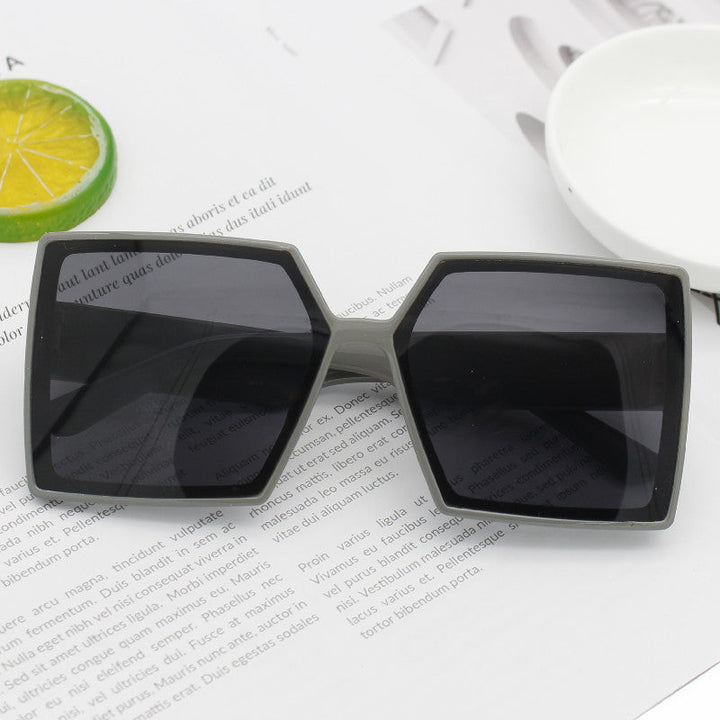 Women's Fashion Oversized Sunglasses with Angular Design Kalsten