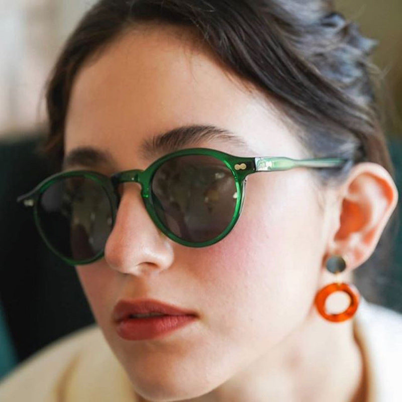 Women's fashionable round sunglasses Kalsten