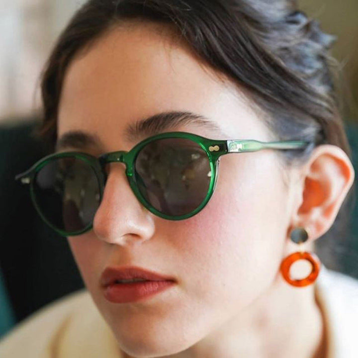 Women's fashionable round sunglasses Kalsten