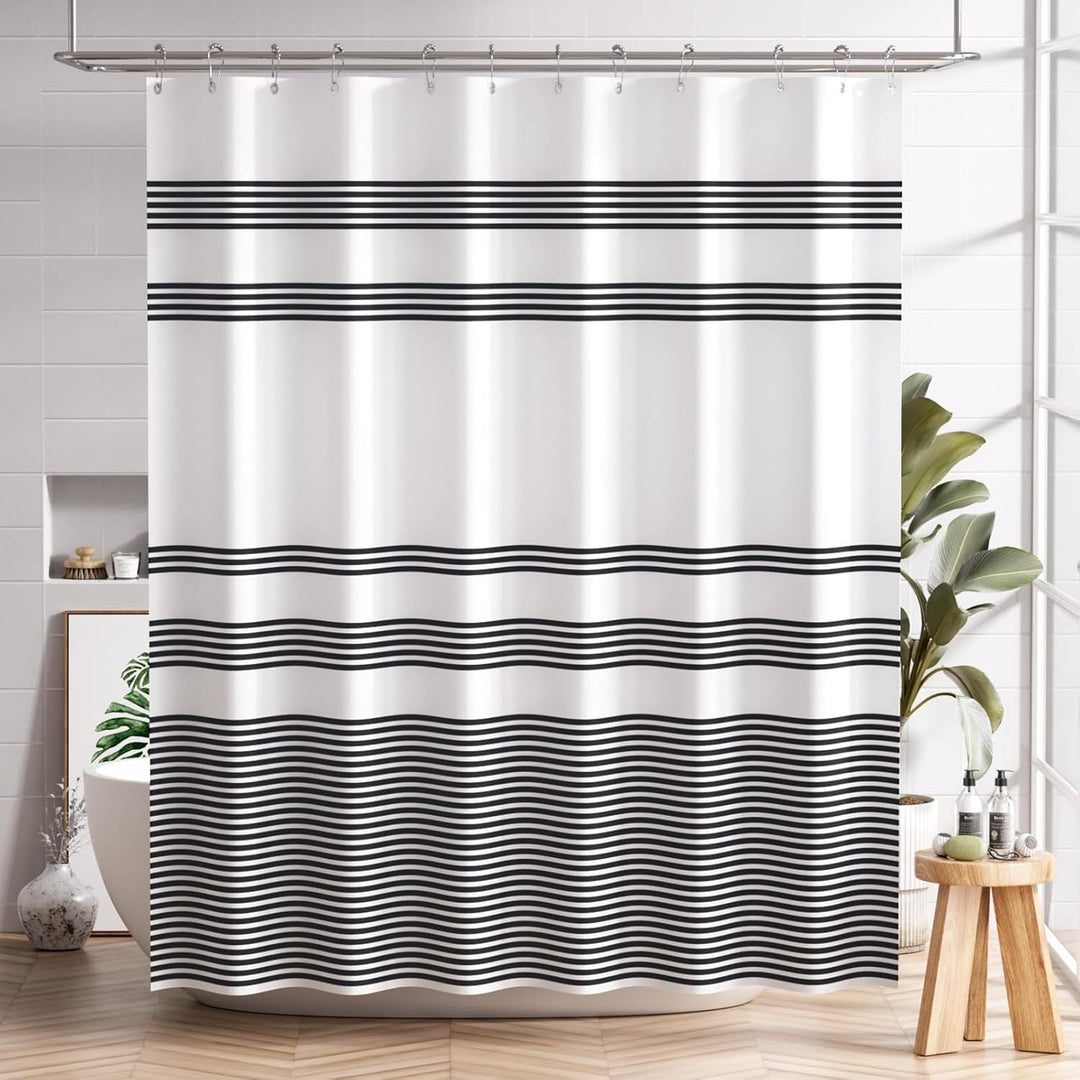 Modern Striped Shower Curtain Kalsten