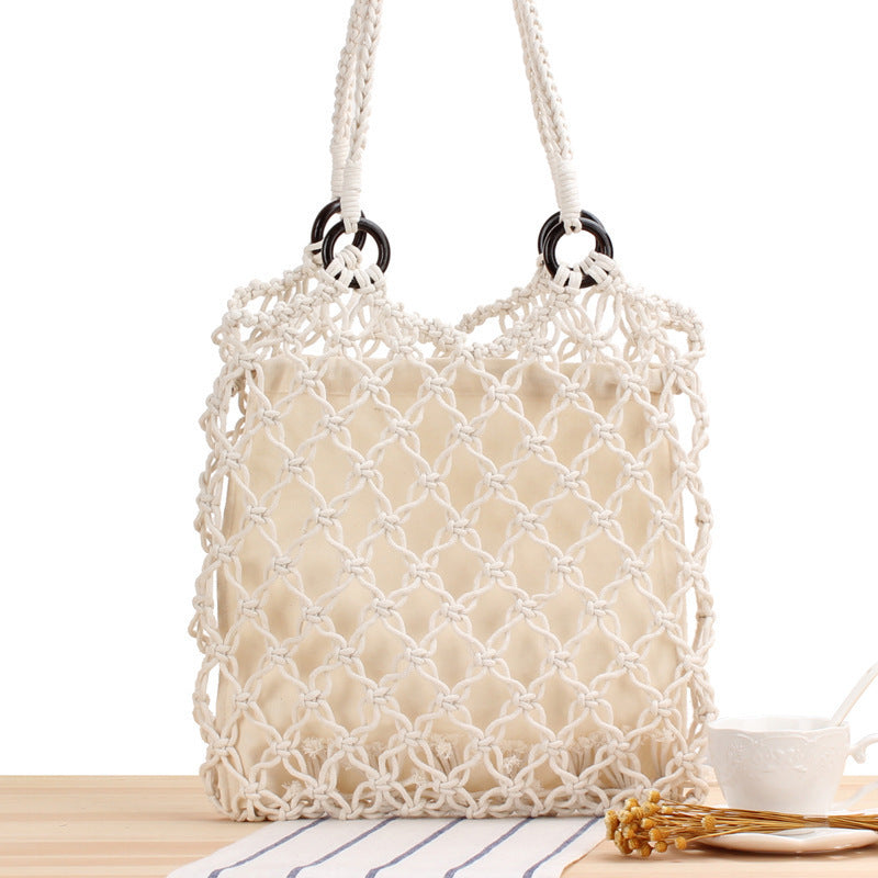Fashionable Macrame Tote Bag Kalsten