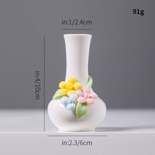 Floral Ceramic Vase