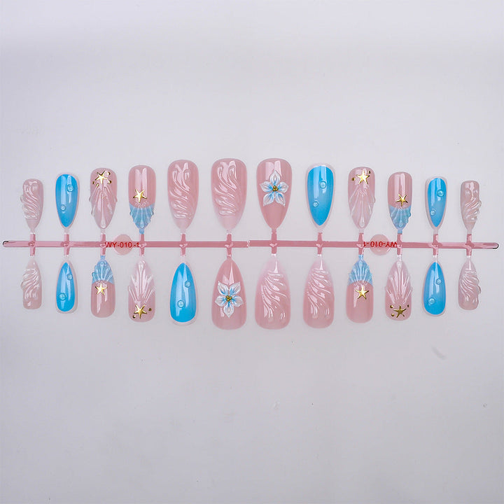 Decorative Press-On Nail Art Set Kalsten 1787294254