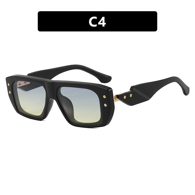 Women's fashionable square glasses with multicolored transparent frame Kalsten