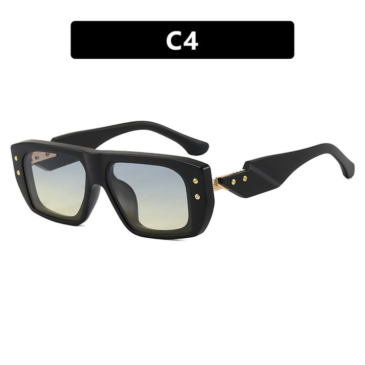Women's fashionable square glasses with multicolored transparent frame Kalsten