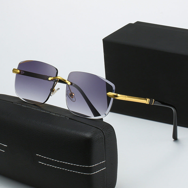 Women's square sunglasses with stylish plastic and metal details Kalsten