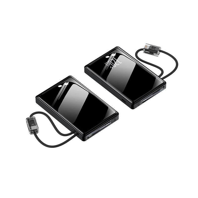 Portable power bank with integrated cables and state-of-the-art fast charging function Kalsten