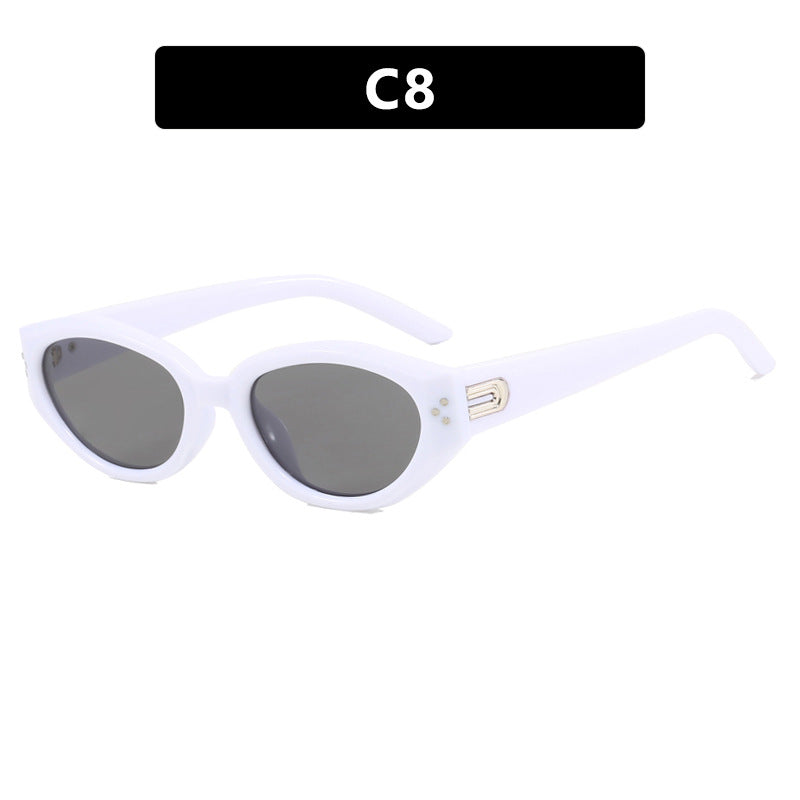 Women Cat-Eye Sunglasses with accentuated transparent frame and UV protection Kalsten