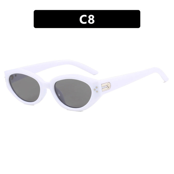 Women Cat-Eye Sunglasses with accentuated transparent frame and UV protection Kalsten