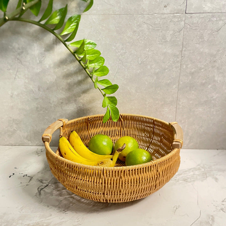 Women Round Handmade Basket Kalsten