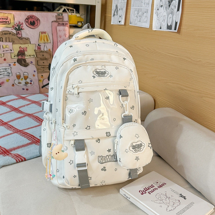 Playful Cartoon-Themed School Backpack
