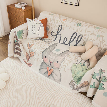 Adorable Cartoon Bear Sofa Cover