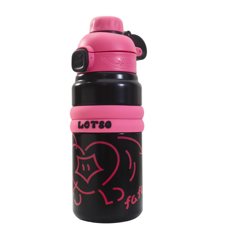 Insulated drinking bottle with practical leak protection and cool design Kalsten