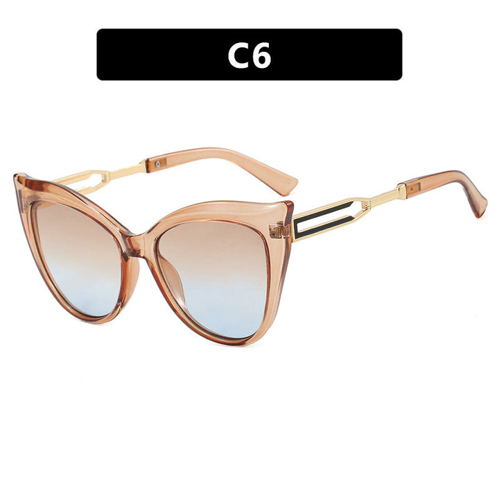 Ladies cat-eye glasses with elegant metal frame Kalsten