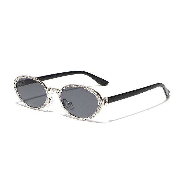Women Glamorous Sunglasses with Sparkling Frame Decoration Kalsten