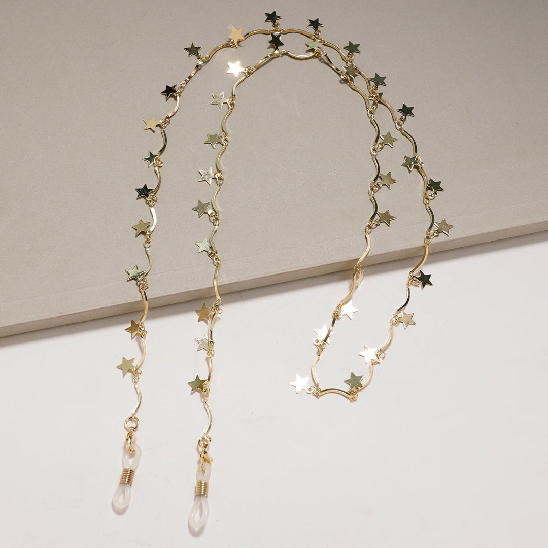 Star-Embellished Eyewear Chain kalsten