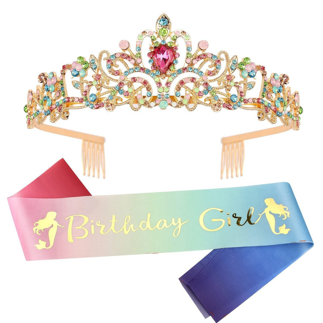 Ladies Glittering Tiara with Sparkling Rhinestones Kalsten