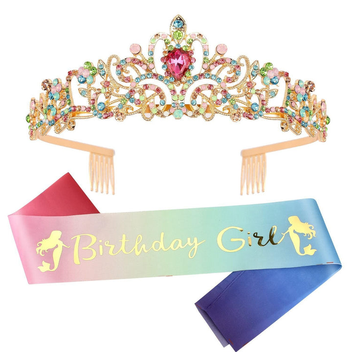 Ladies Glittering Tiara with Sparkling Rhinestones Kalsten