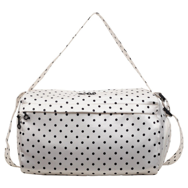Stylish Polka Dot Travel Duffel