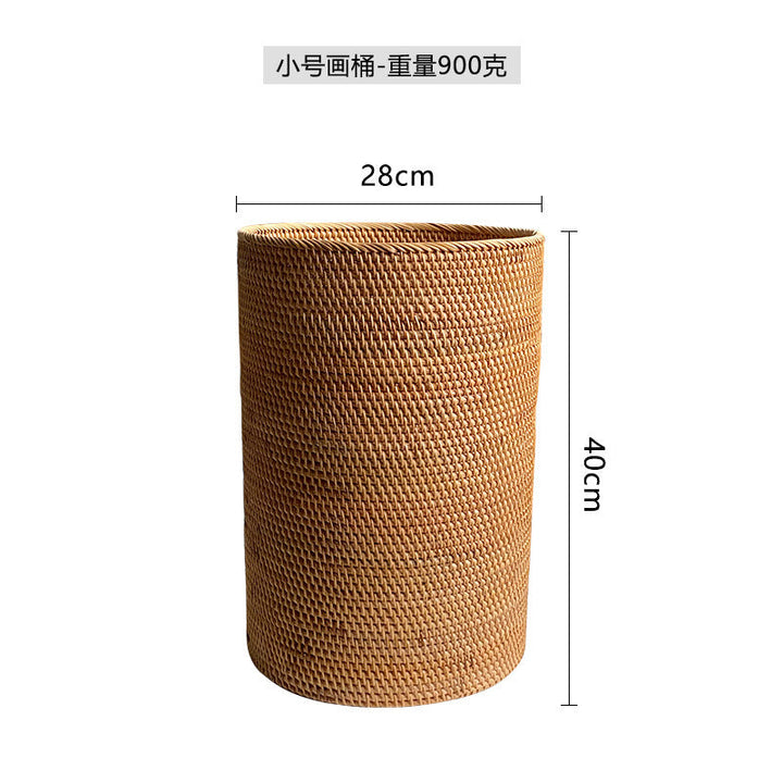Women rectangular storage basket with practical handle Kalsten