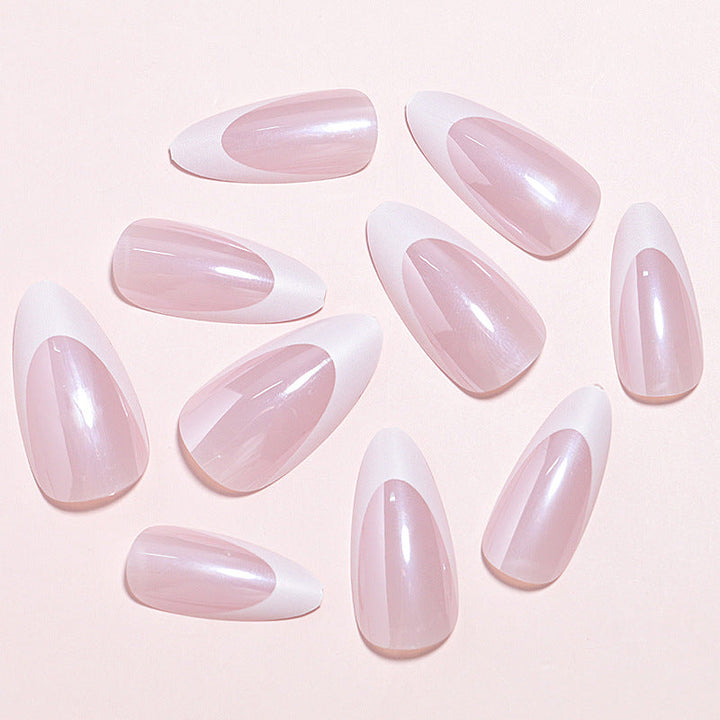 DIY Natural Glossy Press-On Nail Set Kalsten
