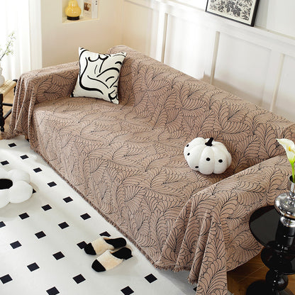 Cozy Decorative Fringe Sofa Throw Blanket