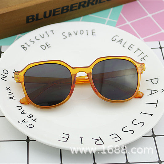 Women's geometric sunglasses with transparent frame structure Kalsten