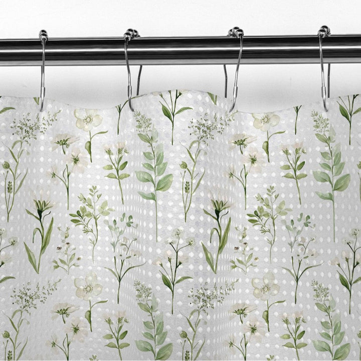Floral Patterned Shower Curtain Kalsten