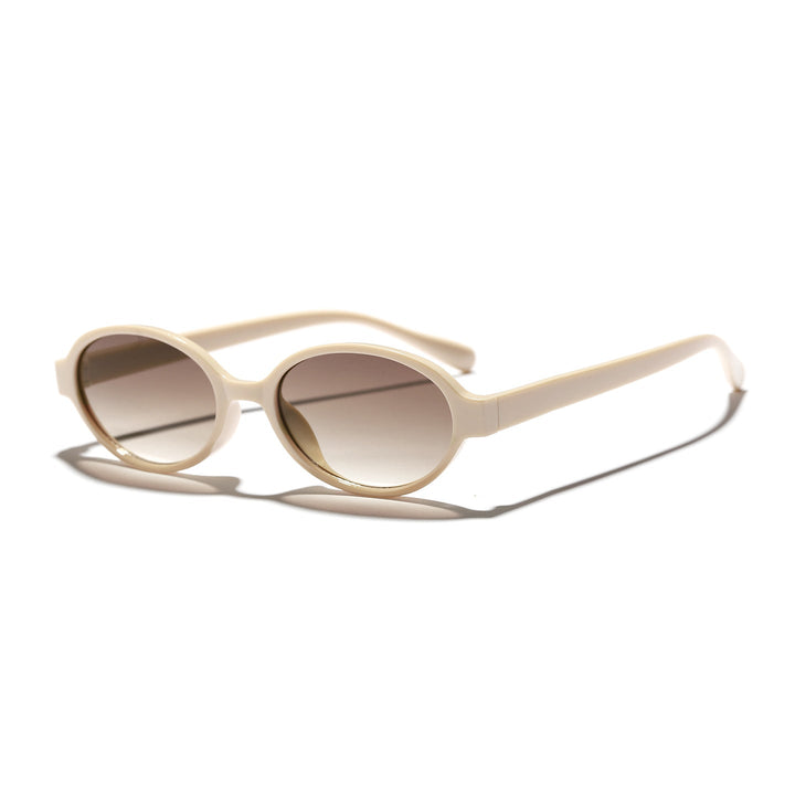 Women's fashionable oval sunglasses with animal pattern Kalsten
