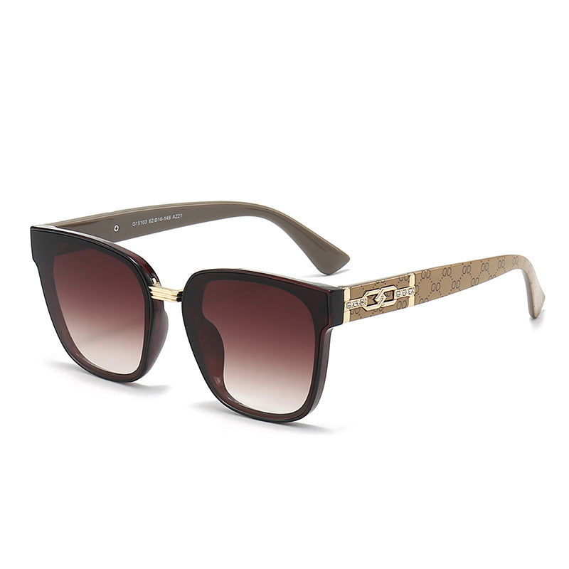 Women's Designer Sunglasses with Luxurious Frame and Trendy Jewelry Detail Kalsten