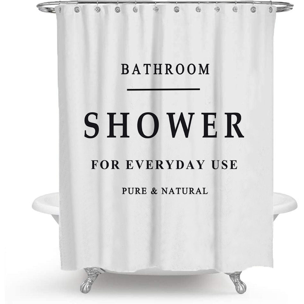 Minimalist Shower Curtain Kalsten