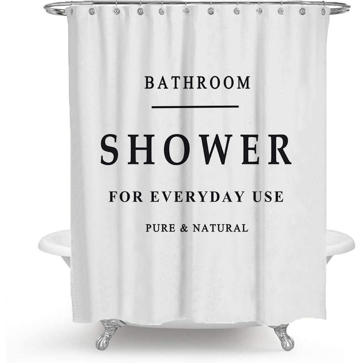 Minimalist Shower Curtain Kalsten