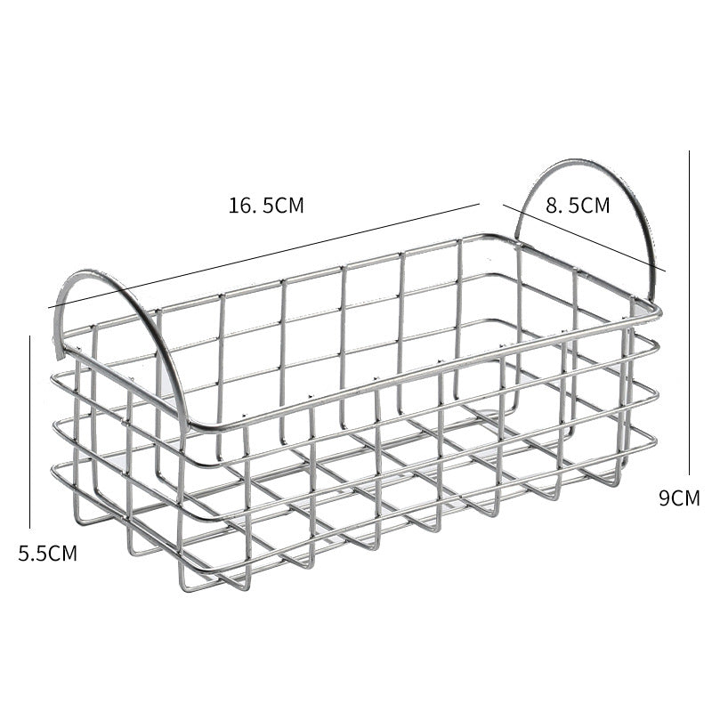 Unisex Wire Storage Basket with Ergonomic Handles Kalsten