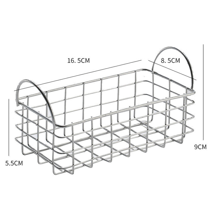 Unisex Wire Storage Basket with Ergonomic Handles Kalsten