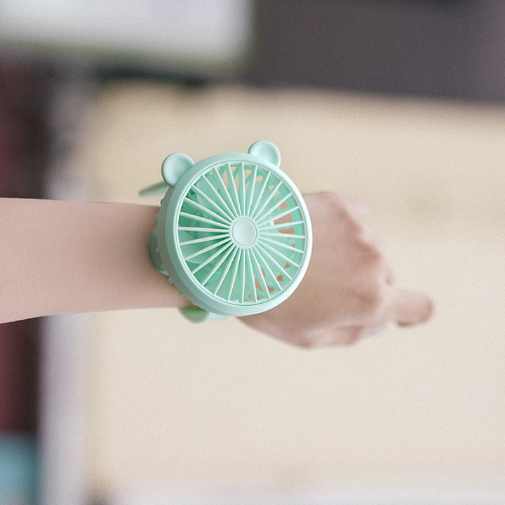 Women Portable Hand Fan with Wrist Strap Function Kalsten