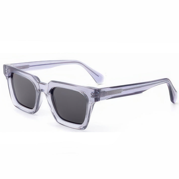 Women's stylish sunglasses in modern design with sturdy, transparent frame Kalsten