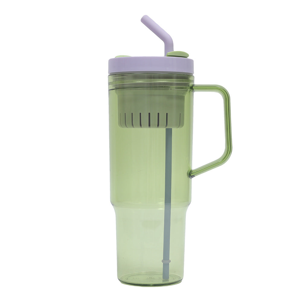 Ladies drinking cup with integrated filter and handle Kalsten