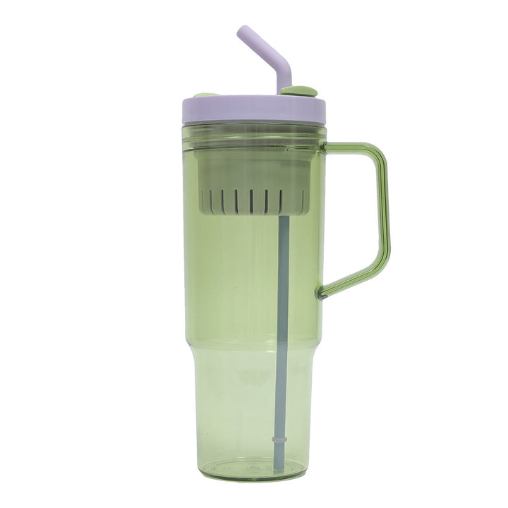 Ladies drinking cup with integrated filter and handle Kalsten