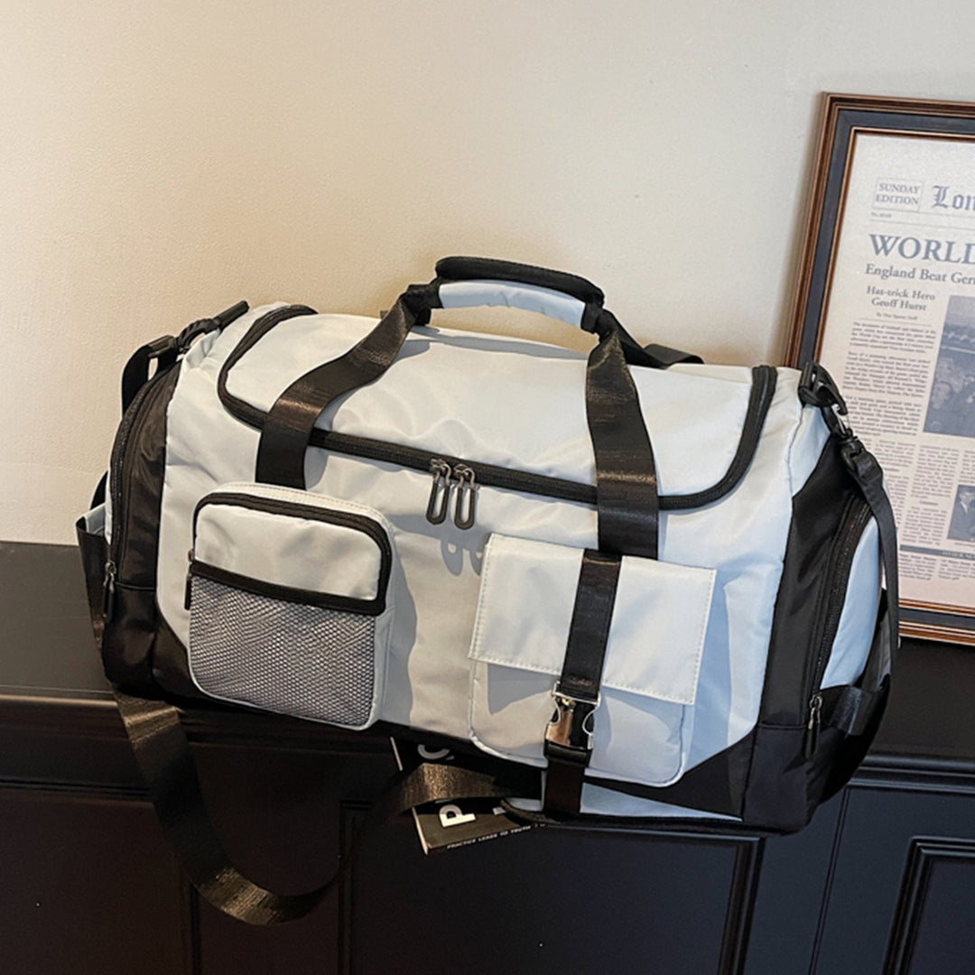 Sporty multifunctional travel bag with external pocket Kalsten