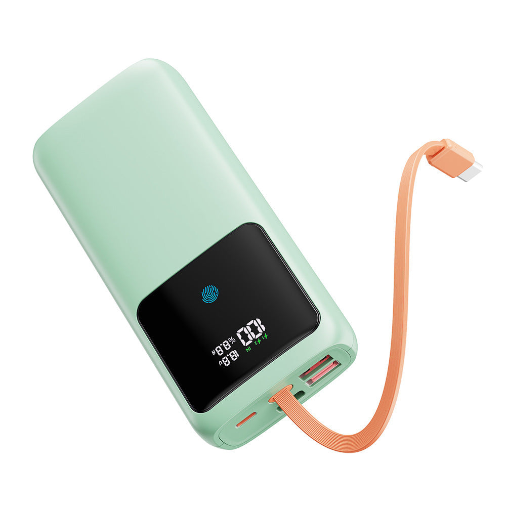 Power bank with integrated LED display and intelligent fast charging port Kalsten