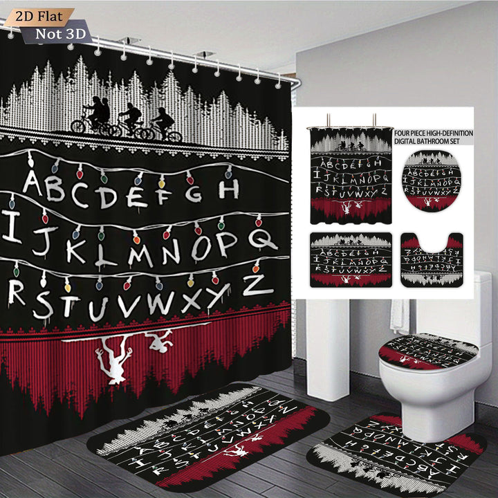 Stranger Things Adventure-Themed Digital Bathroom Set Kalsten
