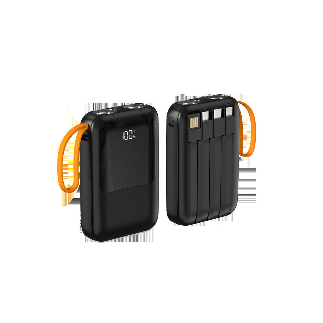Portable power bank with versatile charging ports and LED display Kalsten