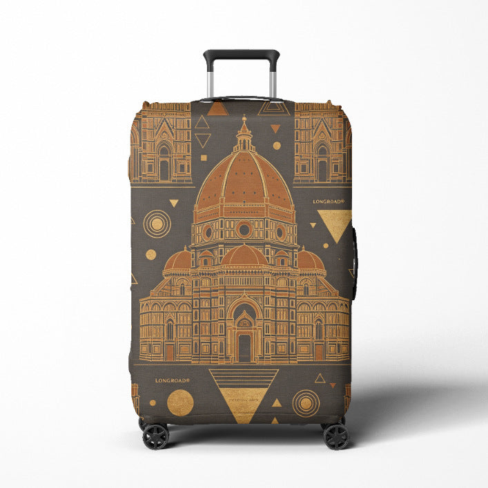 Women's Travel Trolley Kalsten  with elegant baroque pattern